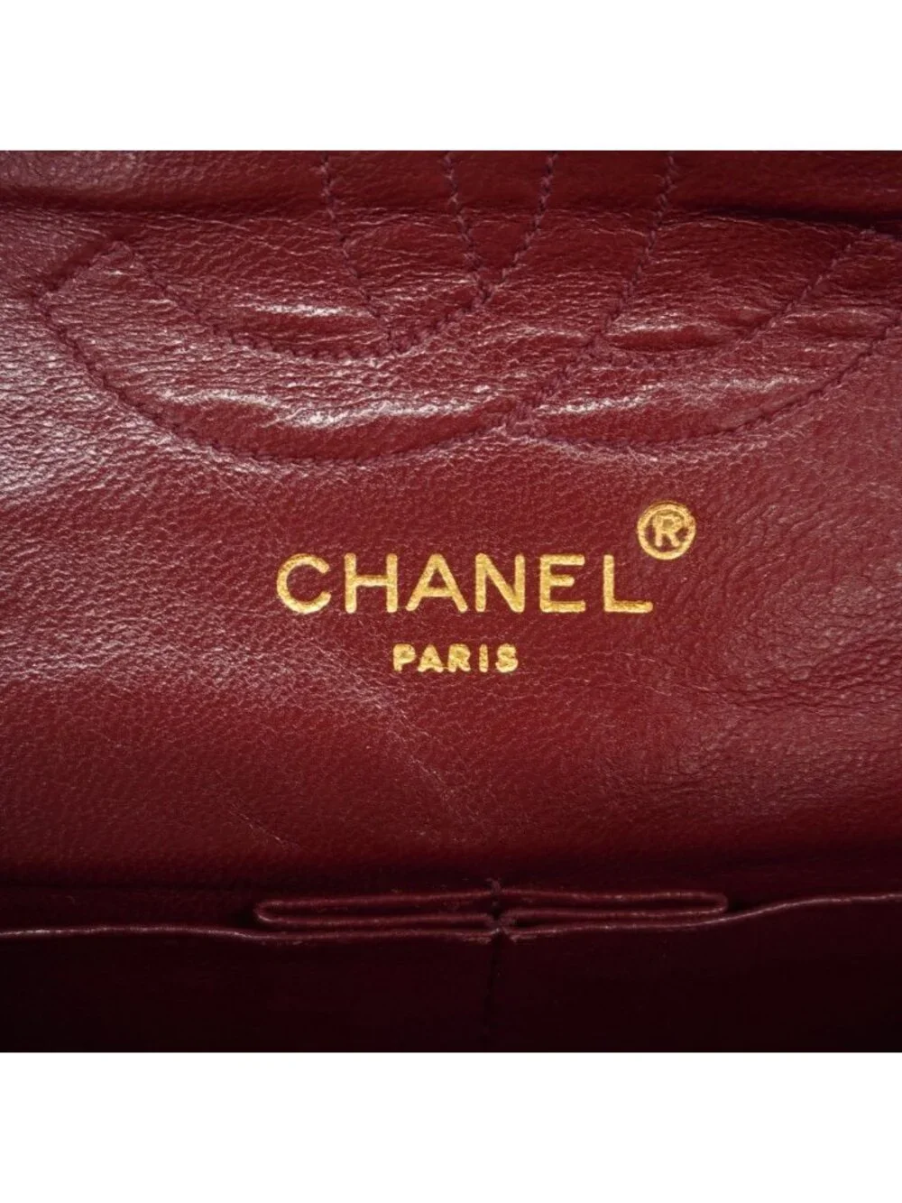 Chanel Shoulder Bag Quilted Lambskin Black Gold